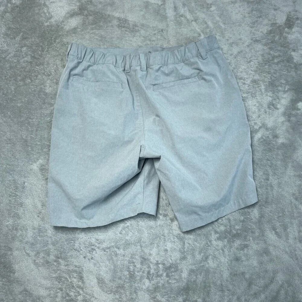 Banana Republic Mens Gray Stretch Shorts Size 38 Made In Vietnam *flaw* a1653